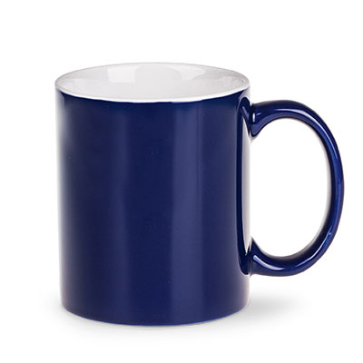 navy blue / white